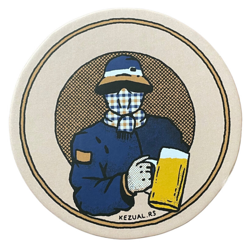 Kežual podmetač za čaše