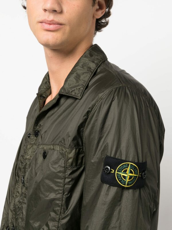 Stone Island Overshirt jakna maslinasto zelena-1