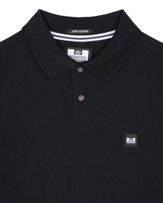 Weekend Offender Caneiros polo majica crna-2