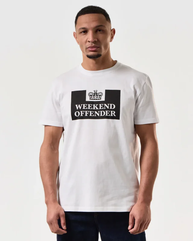 Weekend Offender Prison majica bela-1