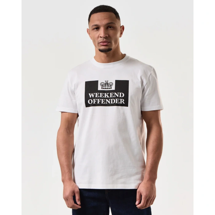 Weekend Offender Prison majica bela-1