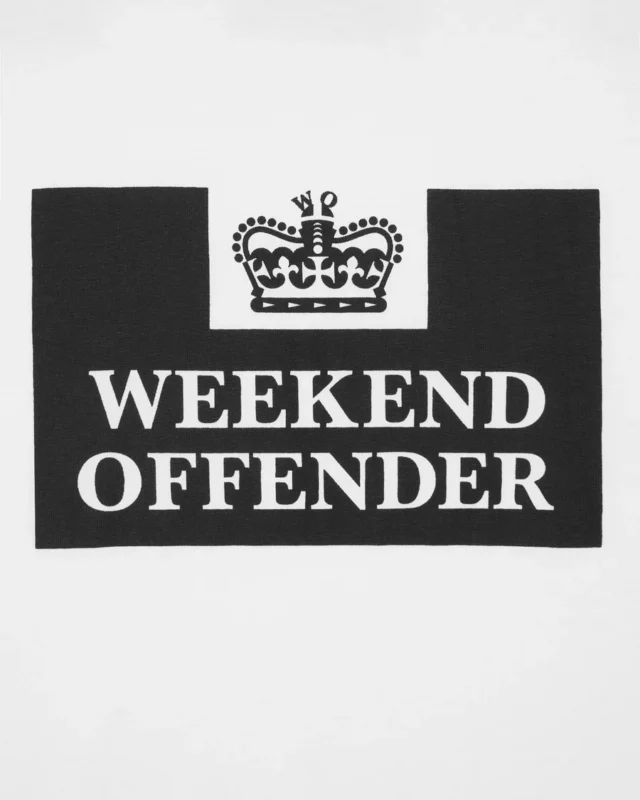 Weekend Offender Prison majica bela-2