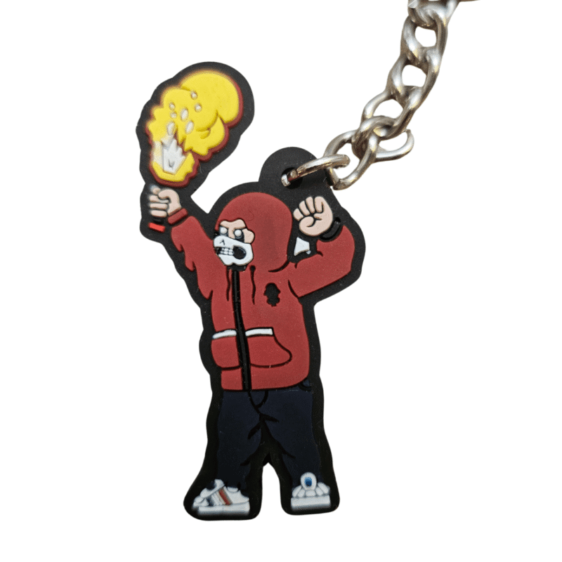 Kežual privezak baklja crveni