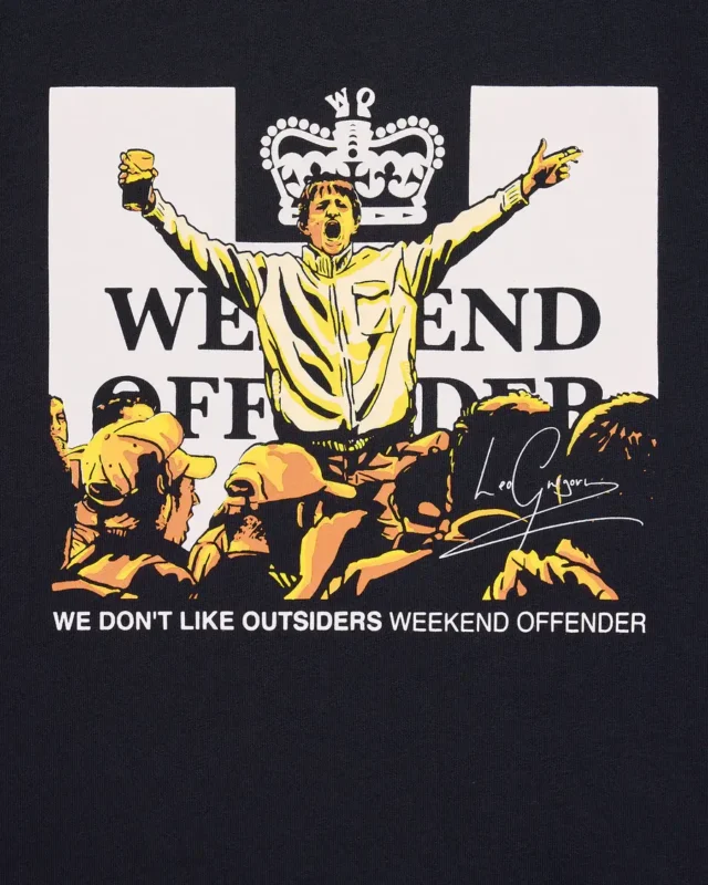 Weekend Offender Leo Gregory majica teget-2