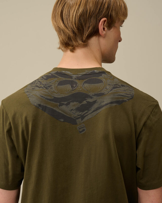 CP Company Goggle majica maslinasto zelena