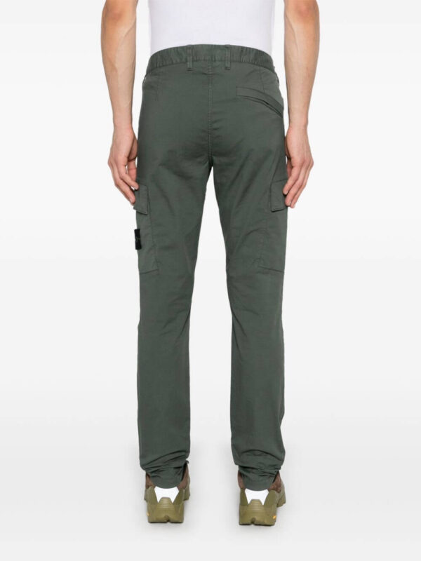 Stone Island Cargo pantalone slim fit maslinasto zelene-1