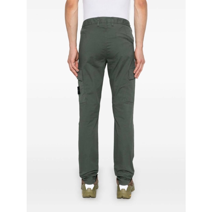 Stone Island Cargo pantalone slim fit maslinasto zelene-1