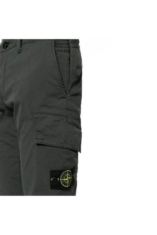 Stone Island Cargo pantalone slim fit maslinasto zelene-2