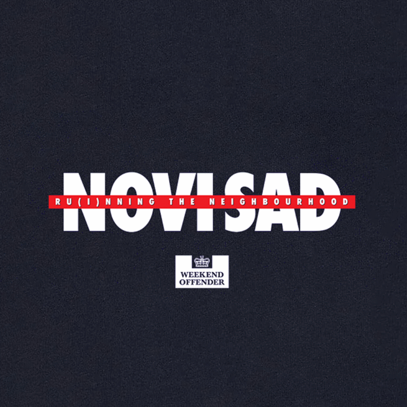 Weekend Offender Novi Sad majica teget