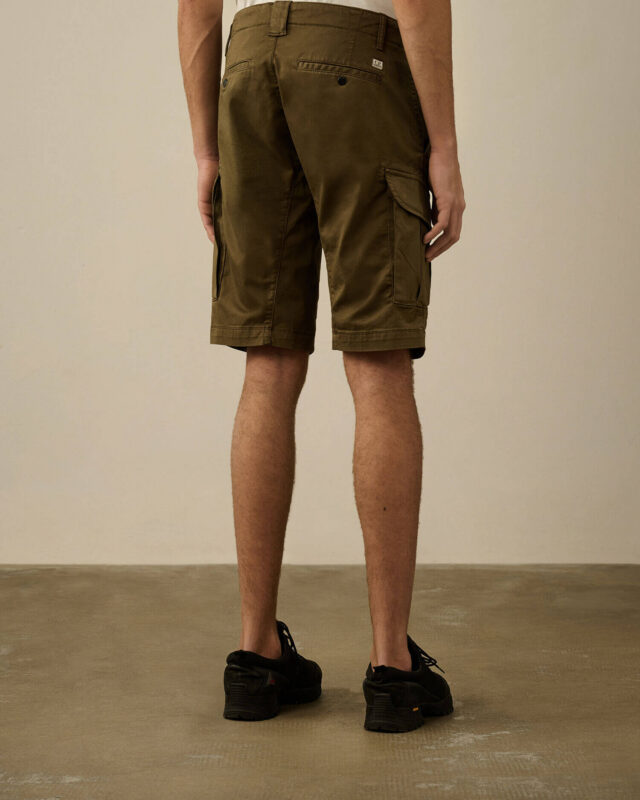 CP Company Sateen lens bermude maslinasto zelene-1