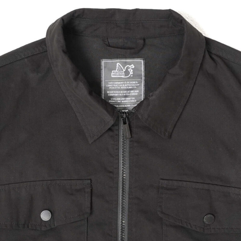 Peaceful Hooligan Gunnar overshirt jakna crna