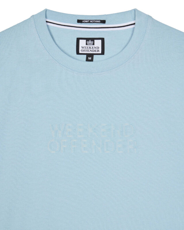Weekend Offender Bucci majica svetlo plava