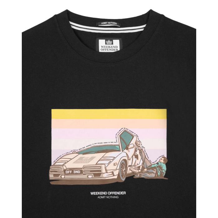 WO Quaaludes majica crna1