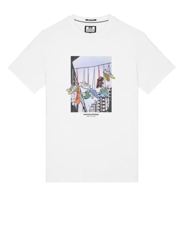 WO Turf Wars majica bela