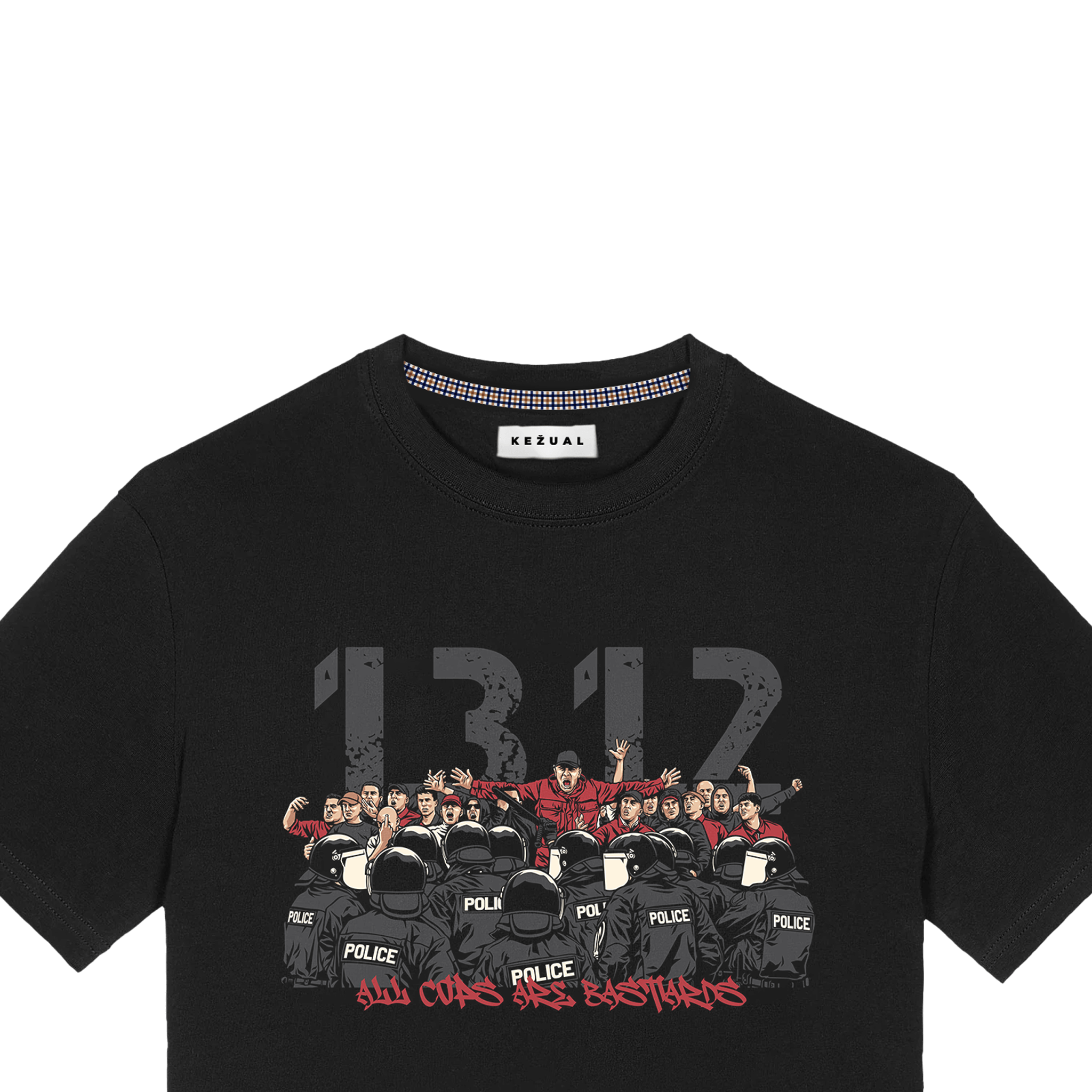 Kežual ACAB majica crna-1