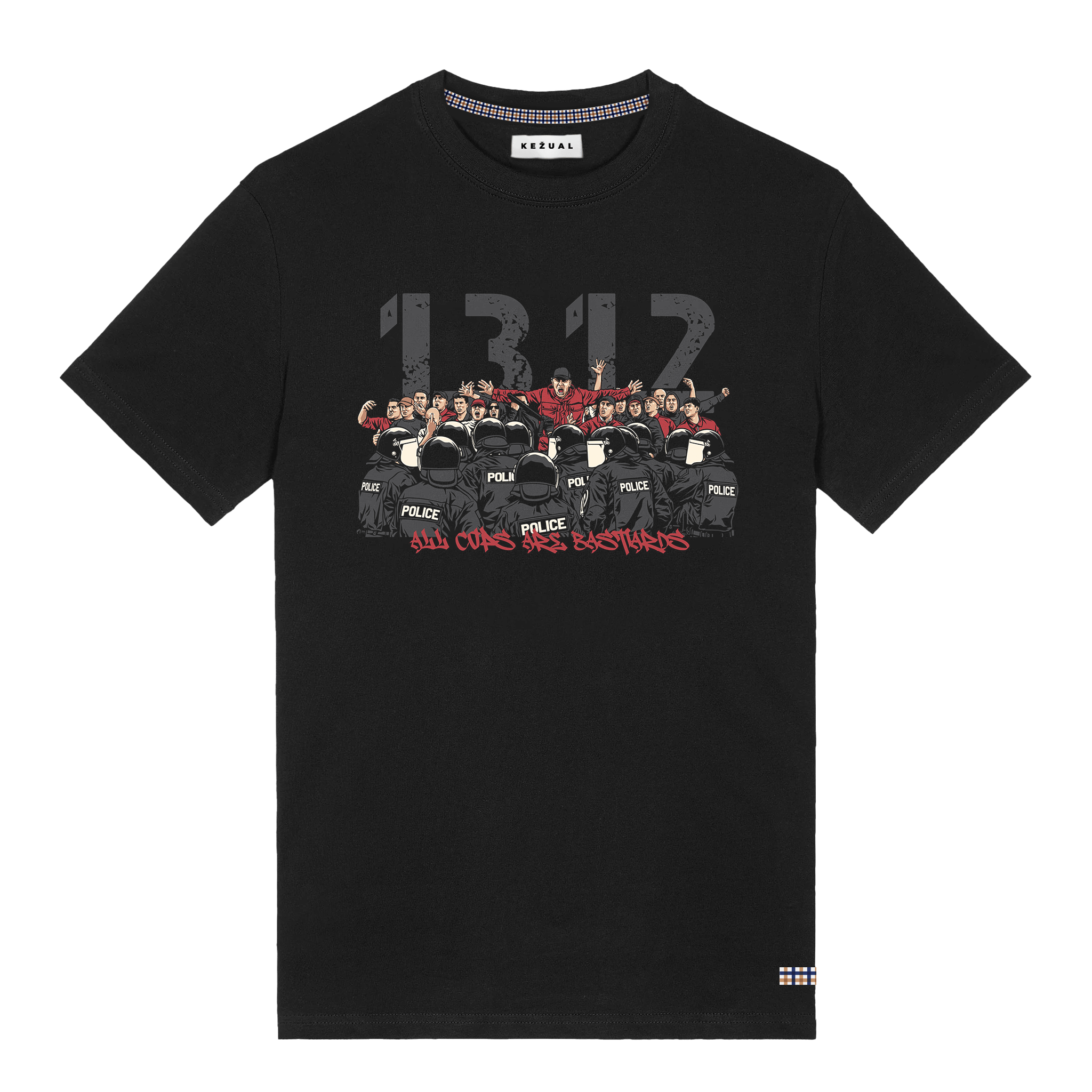 Kežual ACAB majica crna