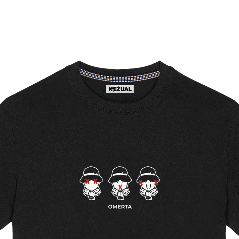 Kežual Omerta majica crna