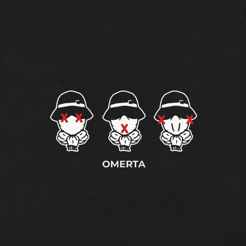 Kežual Omerta majica crna-2