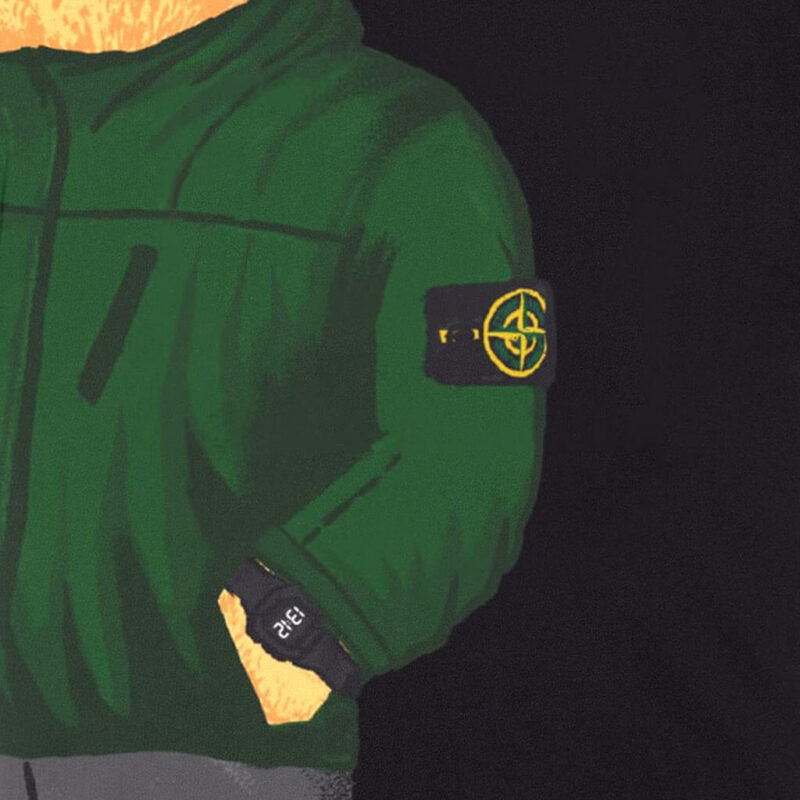 Kežual Riot Bear majica crna 4