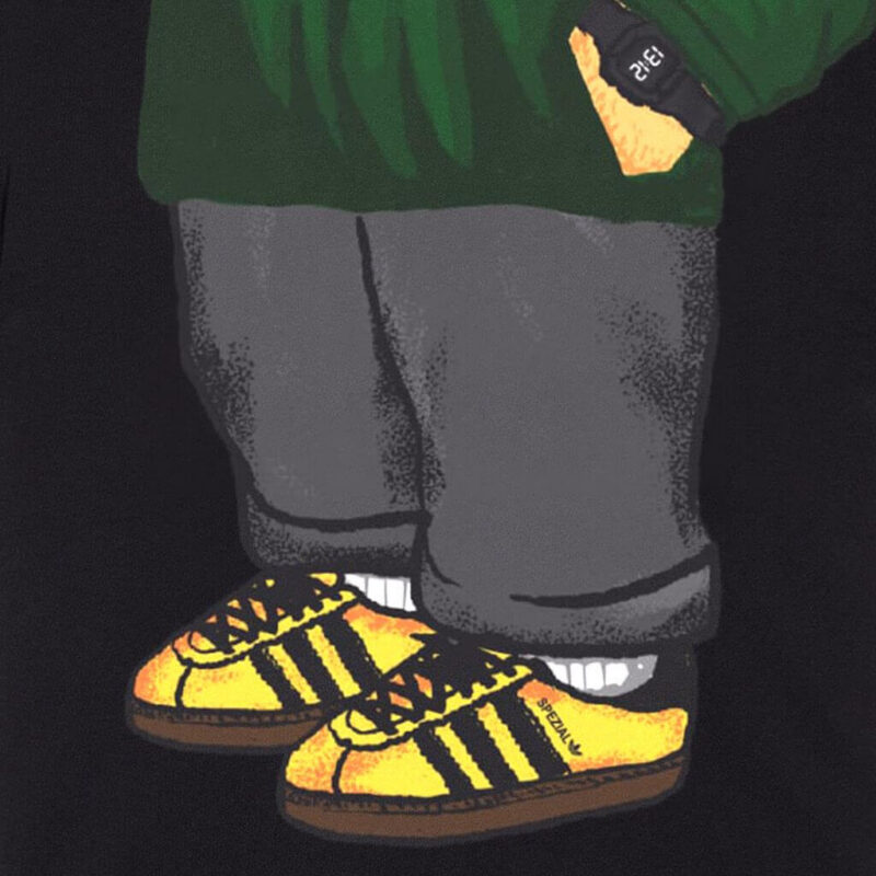 Kežual Riot Bear majica crna