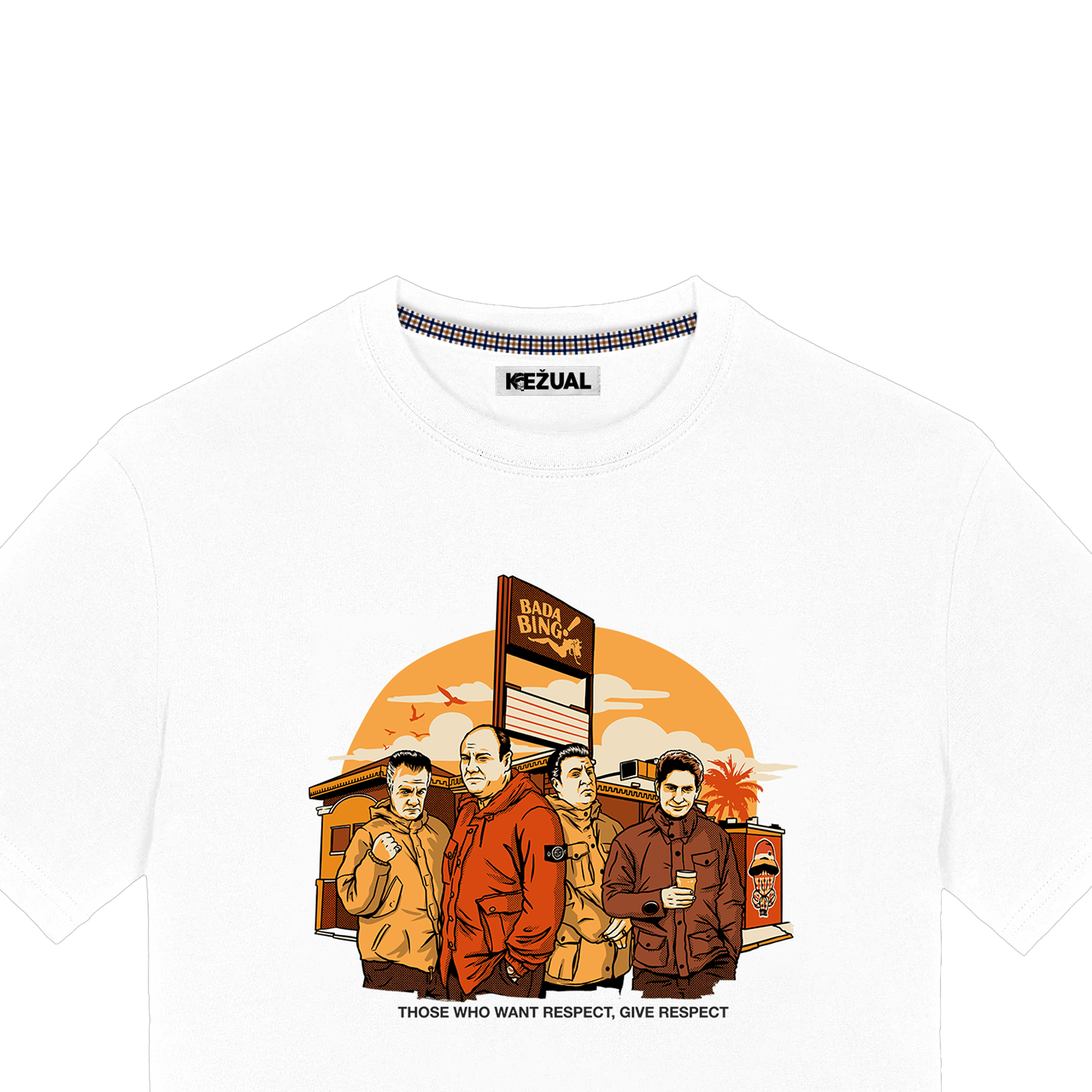 Kežual Sopranos majica bela-1