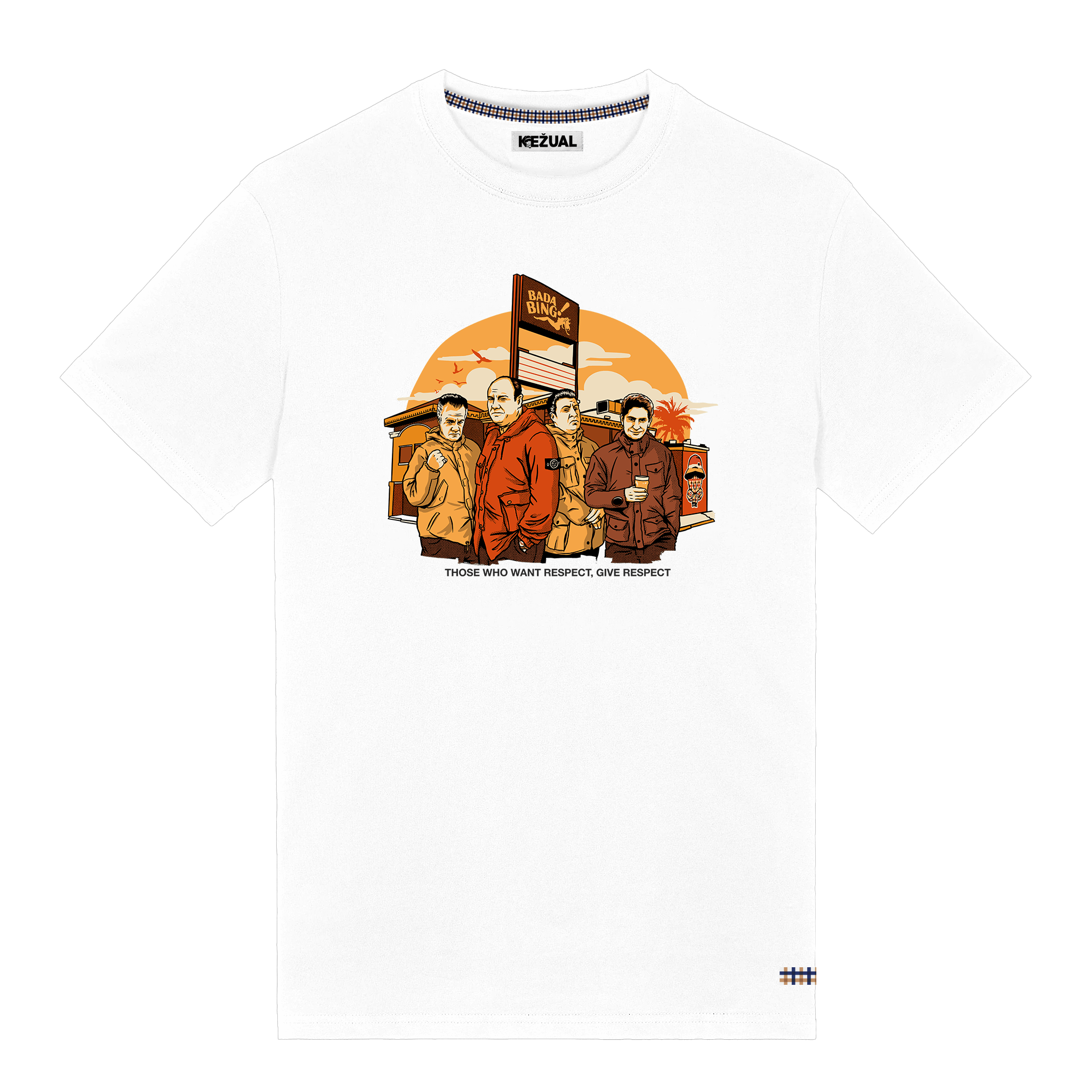 Kežual Sopranos majica bela