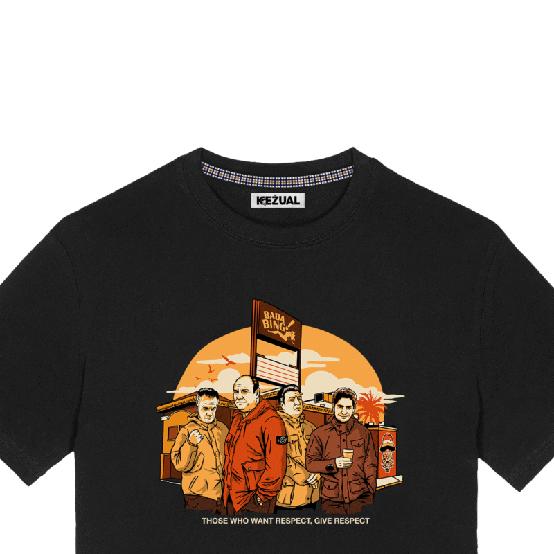 Kežual Sopranos majica crna
