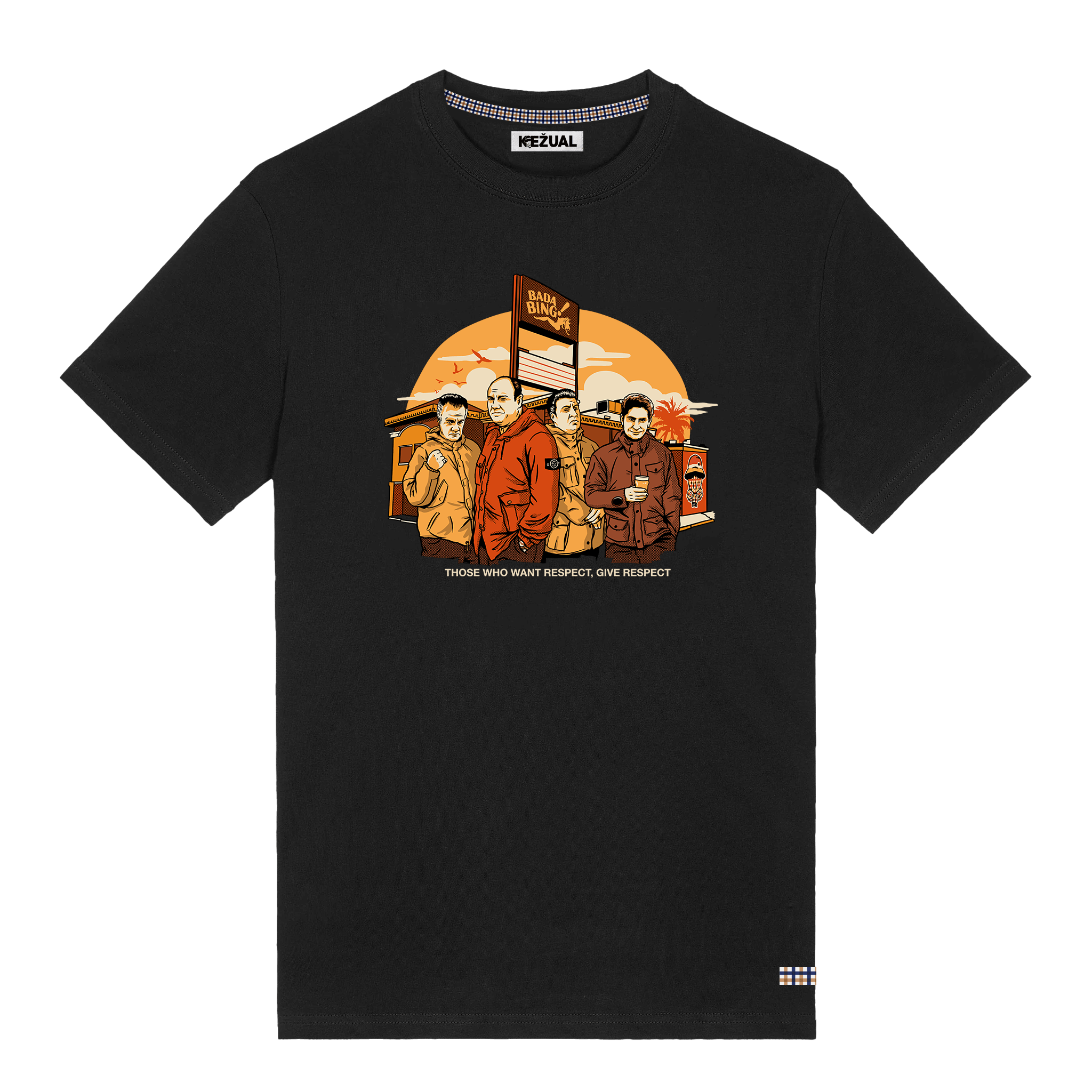 Kežual Sopranos majica crna