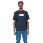 Peaceful Hooligan Box Logo majica teget