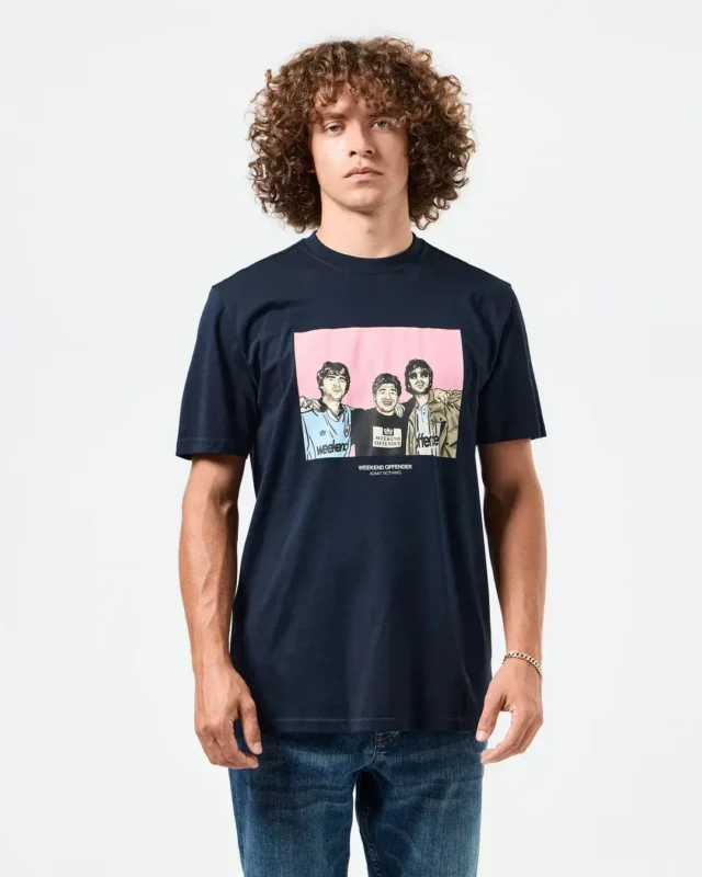 Weekend Offender Diego majica teget-3