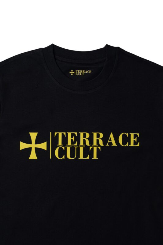 Terrace Cult Logo majica crno žuta