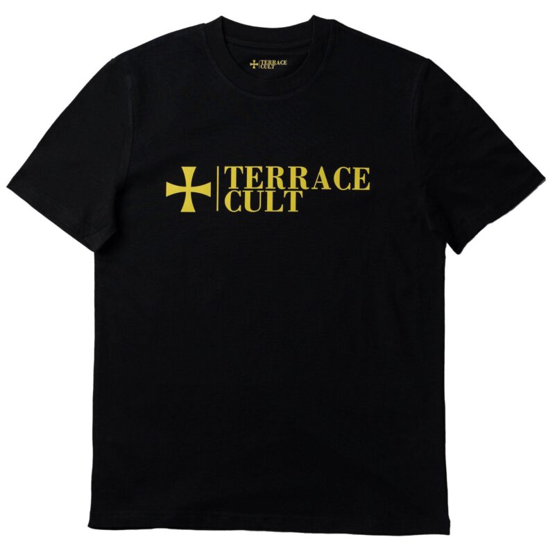 Terrace Cult Logo majica crno žuta