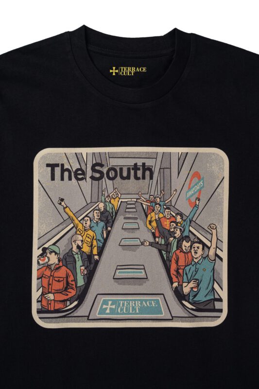 Terrace Cult South 2.0 majica crna