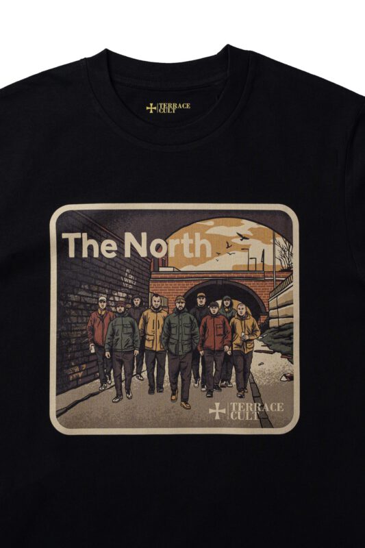 Terrace Cult North 2.0 majica crna