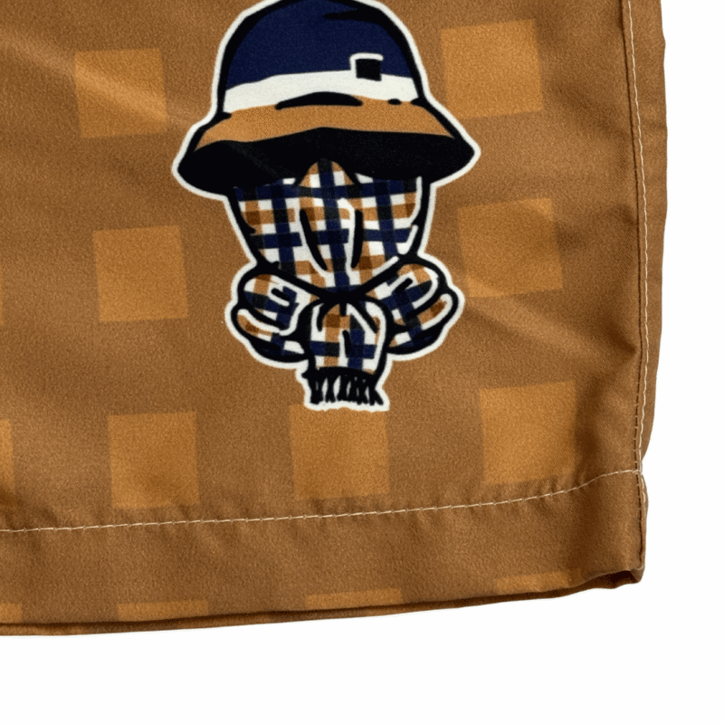 Kežual Logo šorts krem-3