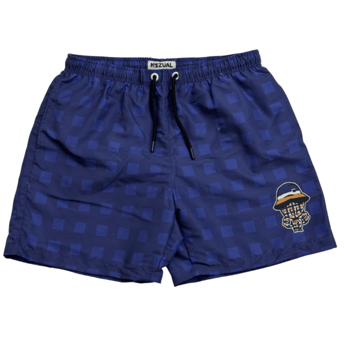 Kežual Logo šorts plavi-4