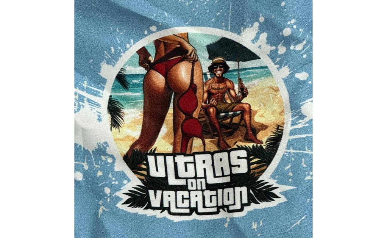 Kežual Ultras On Vacation šorts svetlo plavi-4