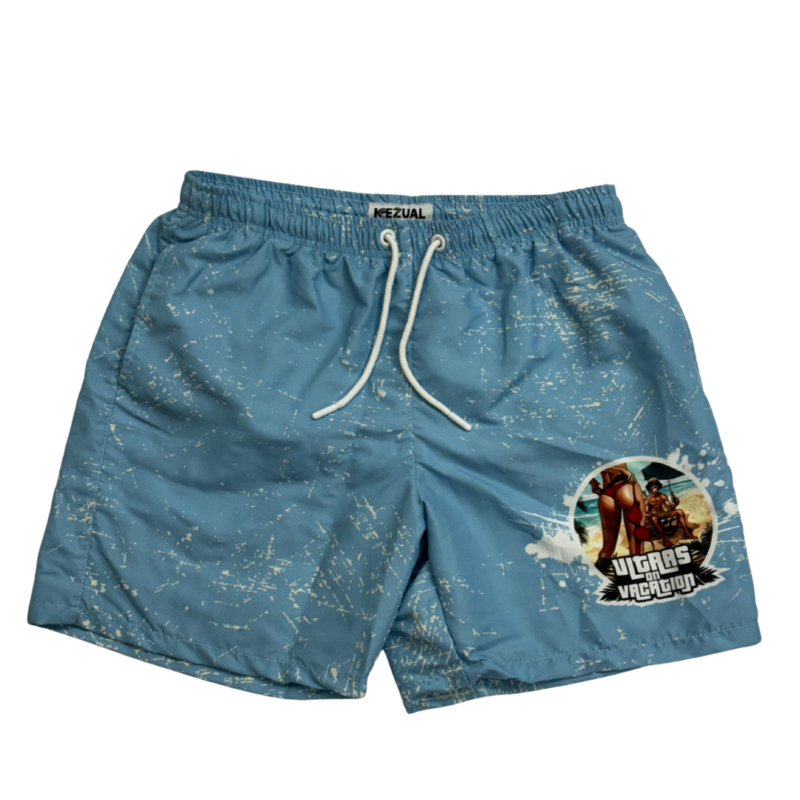 Kežual Ultras On Vacation šorts svetlo plavi