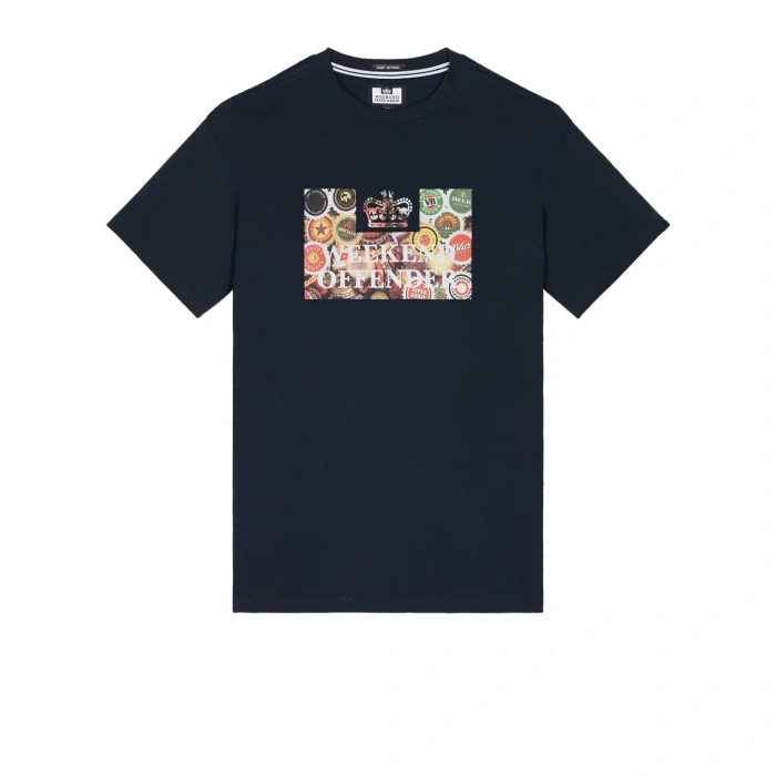 WO Caps majica teget