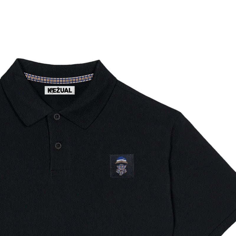Kežual Logo polo majica crna