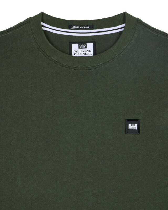 Weekend Offender Cannon Beach majica maslinasto zelena