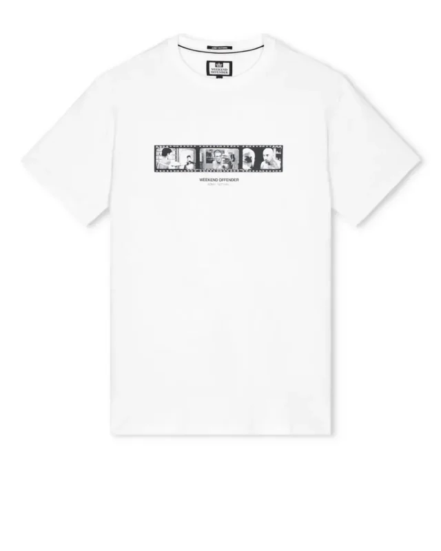 Weekend Offender Reflection majica bela