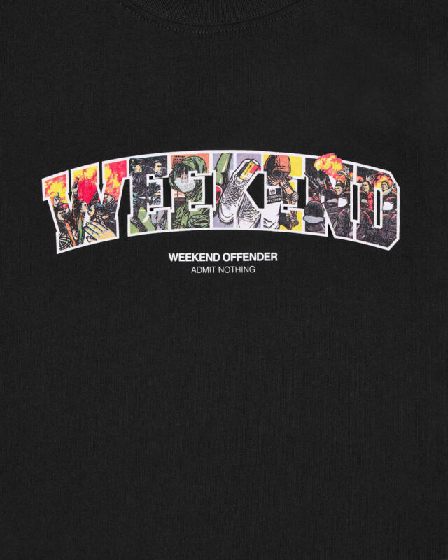 WO Saturday majica crna-1