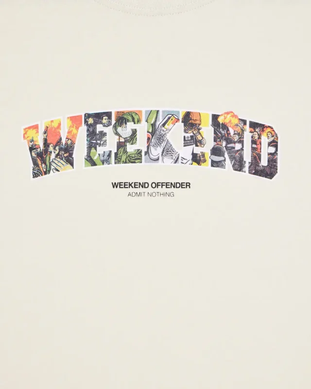Weekend Offender Saturday majica krem