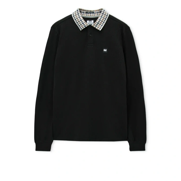 Weekend Offender Lindley polo majica crna-2