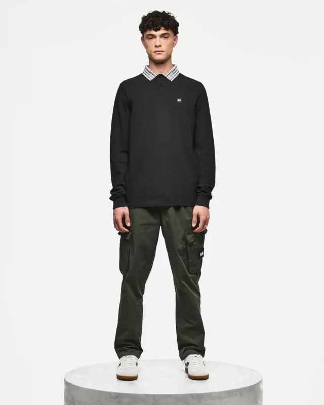 Weekend Offender Lindley polo majica crna
