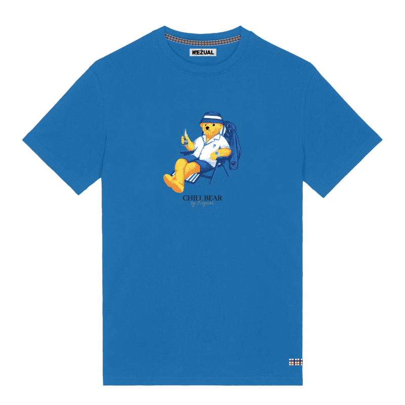 Kežual Chill Bear majica plava
