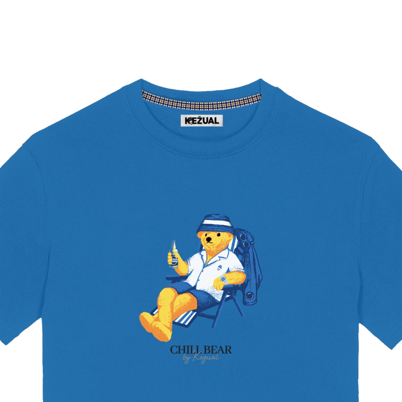 Kežual Chill Bear majica plava