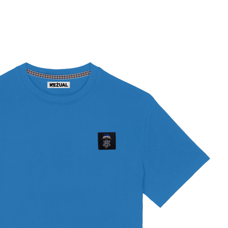 Kežual Logo majica indigo plava