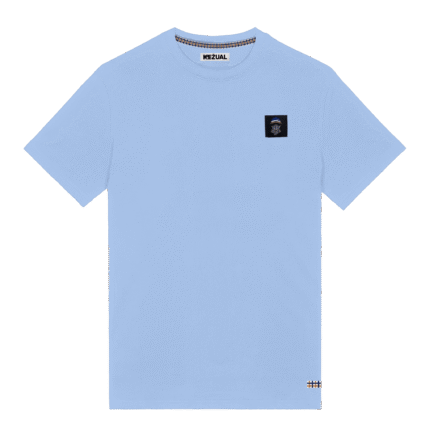 Kežual logo majica svetlo plava-11
